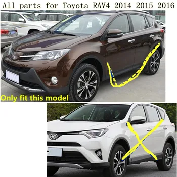 Za Toyota RAV4 2016 Avto Styling Detektor Trim ABS Chrome Glavo klimatska Naprava Izhodni Prezračevalni Oblikovanje Dihalne Del 4pcs