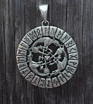 Čar Volk Pack ogrlica Skandinavskih talisman nakita Viking obesek Viking Rune Runic SanLan